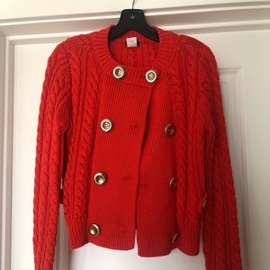 J.Crew Chunky Cableknit Cardigan